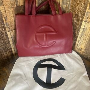 Telfar Oxblood Tote Bag